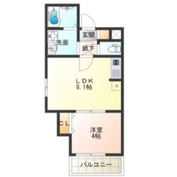 H-maison東住吉Ⅱの物件間取画像